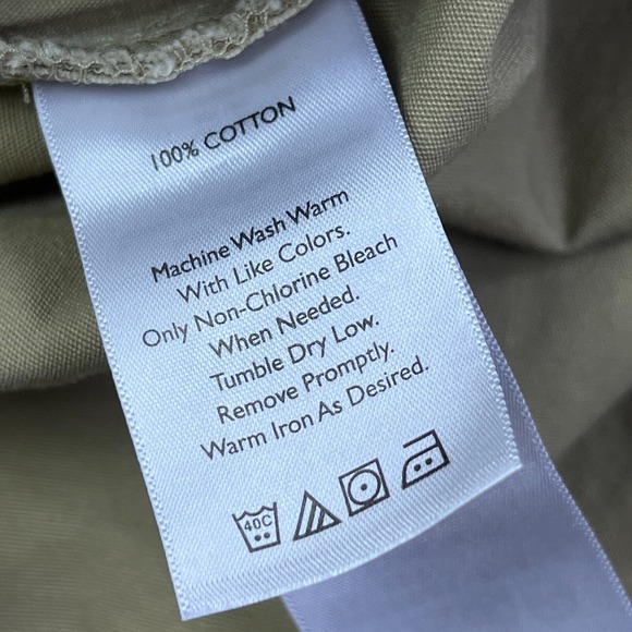 NWT Eddie Bauer Okanogan Hunting Shirt Mens 3XLT Beige Canvas Shooting Button Up - Picture 10 of 13